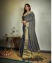 Picture of Pleasing Nevy Blue Chiffon Saree