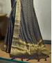 Picture of Pleasing Nevy Blue Chiffon Saree