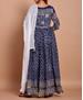 Picture of Charming Nevy Blue Readymade Gown