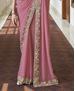 Picture of Ravishing Salmon Designer Saree