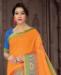 Picture of Fine Orange Casual Saree