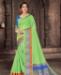 Picture of Delightful Sea Green Casual Saree