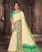 Picture of Well Formed Light Yellow Casual Saree