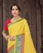 Picture of Well Formed Yellow Casual Saree