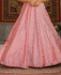 Picture of Good Looking Light Pink Party Wear Gown