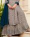 Picture of Graceful Grey Straight Cut Salwar Kameez