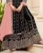 Picture of Nice Black Straight Cut Salwar Kameez