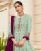 Picture of Elegant Sky Blue Straight Cut Salwar Kameez