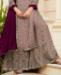 Picture of Shapely Rose Gold Straight Cut Salwar Kameez