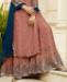 Picture of Admirable Peach Straight Cut Salwar Kameez