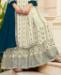 Picture of Amazing White Straight Cut Salwar Kameez