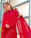 Picture of Splendid Red Readymade Salwar Kameez