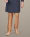 Picture of Statuesque Navy Blue Kids Kurta Pyjama