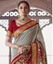 Picture of Beautiful Creame Silk Saree