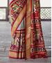 Picture of Beautiful Creame Silk Saree