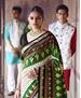 Picture of Ravishing Creame Silk Saree