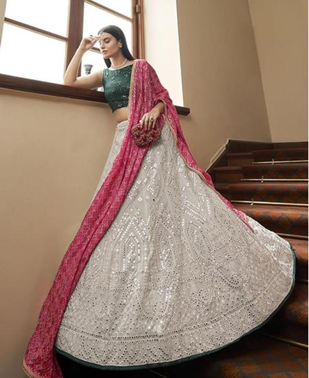 Picture of Admirable Off White Lehenga Choli