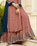 Picture of Admirable Peach Straight Cut Salwar Kameez