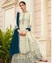 Picture of Amazing White Straight Cut Salwar Kameez