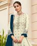 Picture of Amazing White Straight Cut Salwar Kameez