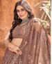 Picture of Fascinating Dark Brown Lehenga Choli