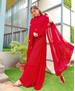 Picture of Splendid Red Readymade Salwar Kameez