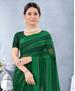 Picture of Exquisite Botel Green Casual Saree