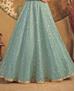 Picture of Stunning Pista Party Wear Gown