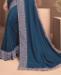 Picture of Elegant Teal Blue Casual Saree