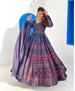 Picture of Delightful Blue Readymade Salwar Kameez