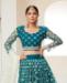 Picture of Charming Teal Green Lehenga Choli