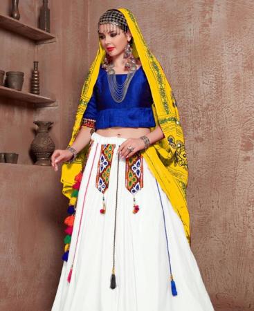 Picture of Beauteous White Lehenga Choli