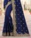 Picture of Delightful Nevy Blue Casual Saree