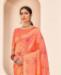 Picture of Elegant Peach Casual Saree