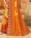 Picture of Beautiful Yellow Chiffon Saree