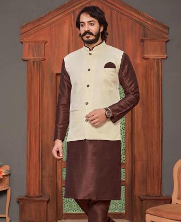 Picture of Well Formed Brown Kurtas