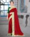 Picture of Delightful Red Casual Saree