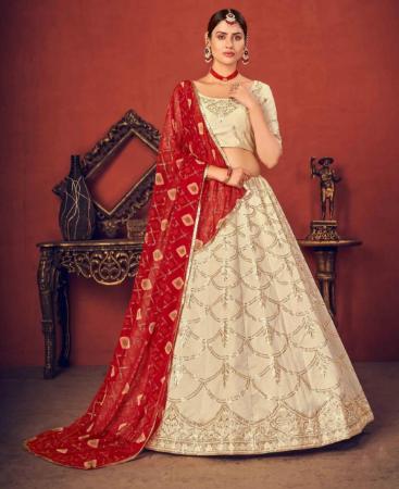 Picture of Marvelous Beige Lehenga Choli