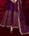 Picture of Resplendent Purple Anarkali Salwar Kameez