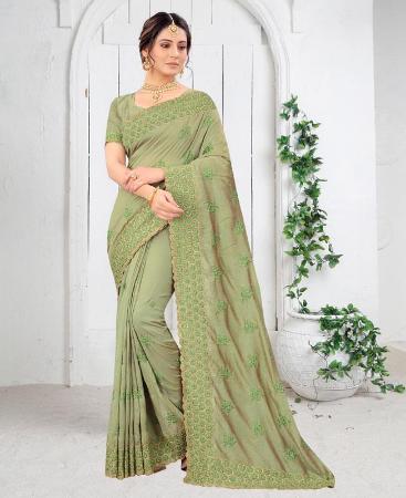 Picture of Pretty Pista Casual Saree