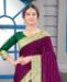 Picture of Graceful Wine Casual Saree