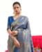 Picture of Comely Blue Casual Saree