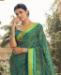 Picture of Exquisite Teal Brasso Saree