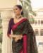 Picture of Alluring Black Brasso Saree