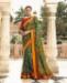 Picture of Gorgeous Green Brasso Saree