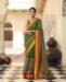 Picture of Amazing Green Brasso Saree