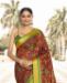 Picture of Fascinating Maroon Brasso Saree