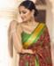 Picture of Fascinating Maroon Brasso Saree