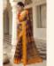 Picture of Elegant Orange Brasso Saree