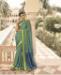 Picture of Stunning Blue Brasso Saree